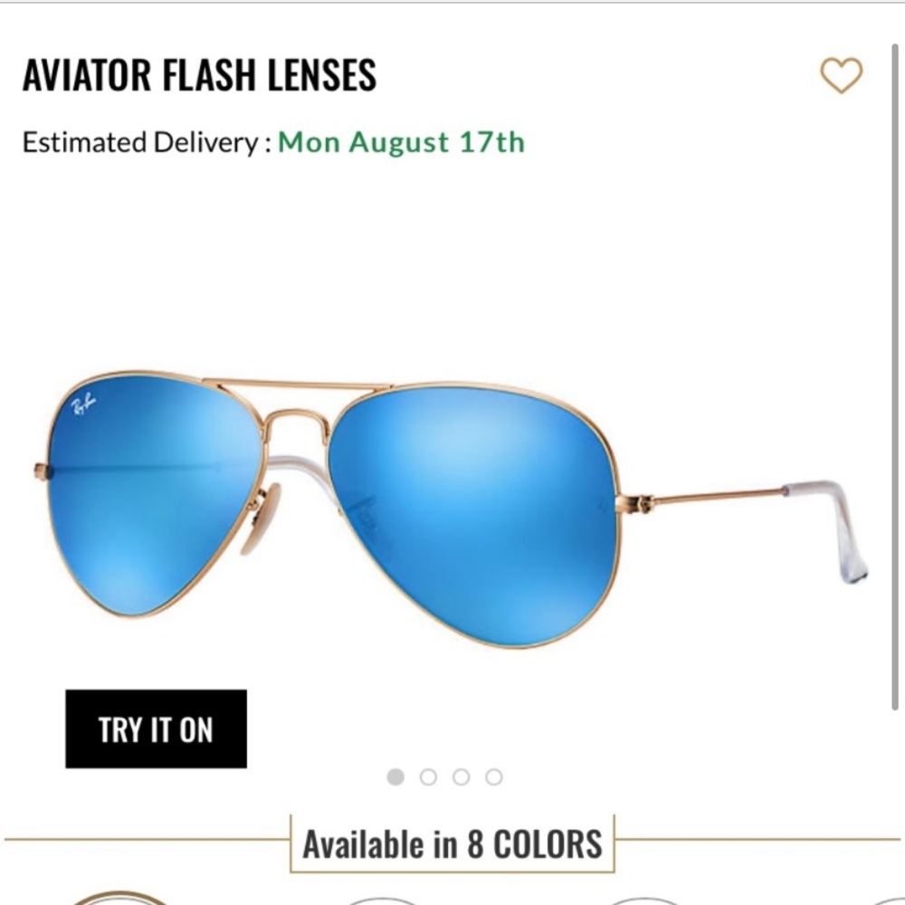 Aviator Flash Lenses Ray Bans